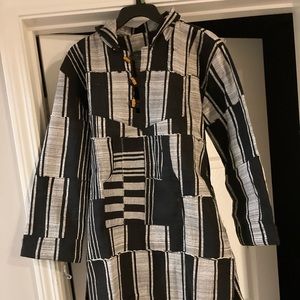 Black sweater - long sleeve with hoodie